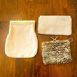Vintage purses (all3) beaded or and sequins.